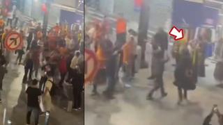Galatasaray taraftarı Fenerbahçeli iki kadını kovaladı!