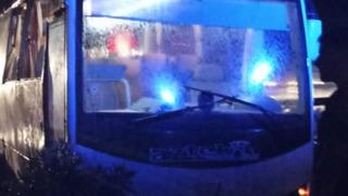 Gaziantep'te feci kaza! Tur otobüsünün devrildi, yaralılar var