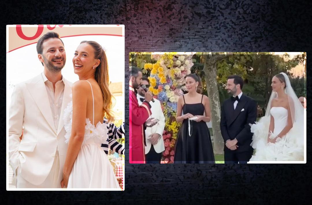 Sima Tarkan ve Mark Başoğlu İtalya'da evlendi! Gelinliği dikkat &ccedil;ekti