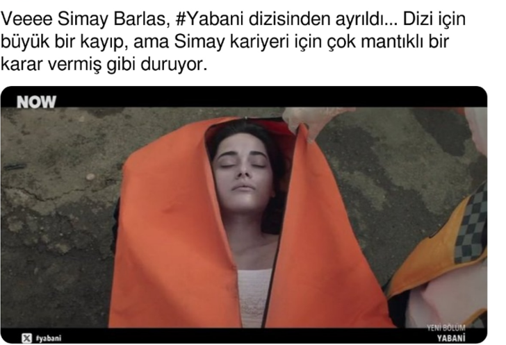 Yabani Rüya öldü mü? Simay Barlas diziden ayrıldı... Son sahne sosyal medyayı salladı G5