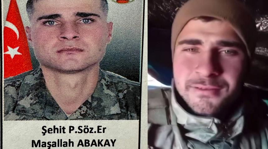 Muşlu şehit Abakay'ın son videosu yürekleri dağladı: 'Dedeleri tarih yazan torunlar...'