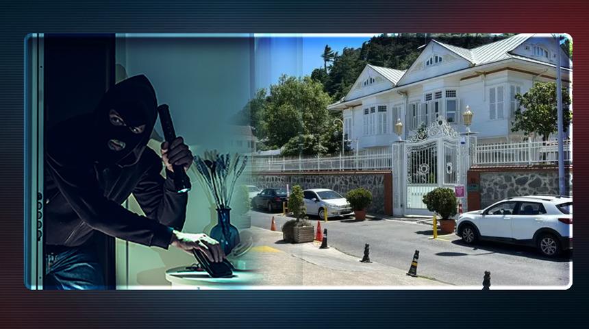 İstanbul'da tarihi yalıyı soyan maskeli, siyahlı çete: Hırsız polismiş! Aracından altın ve para fışkırdı