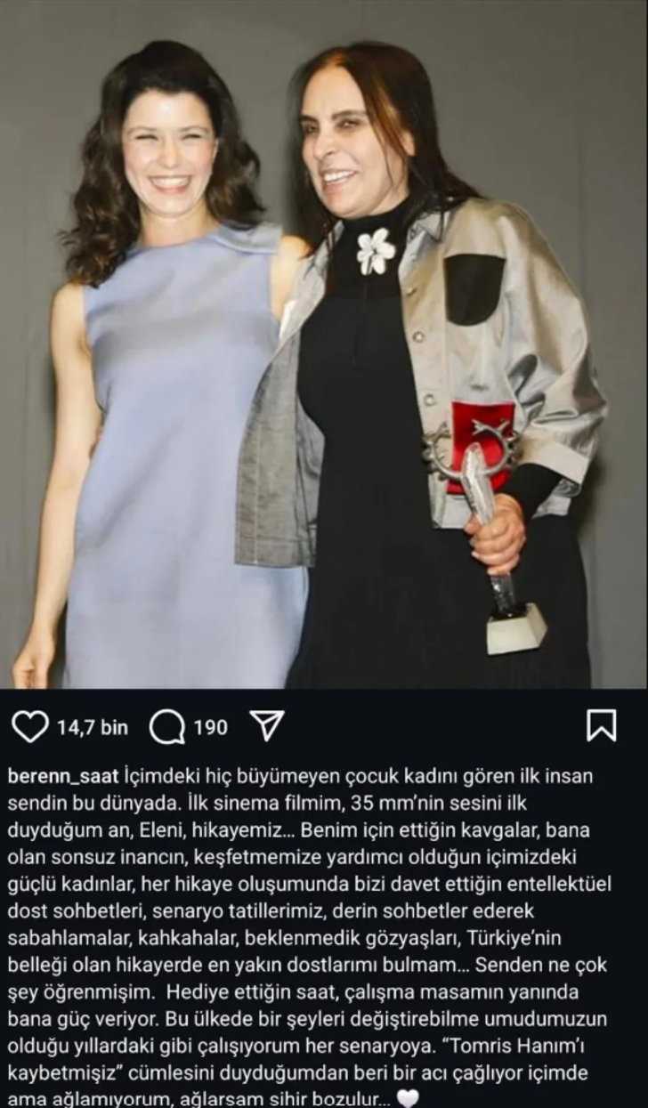 Tuba Büyüküstün, Beren Saat ve dahası | Tomris Giritlioğlu'na veda: Ülkeme tekrar kavuşturan... G3