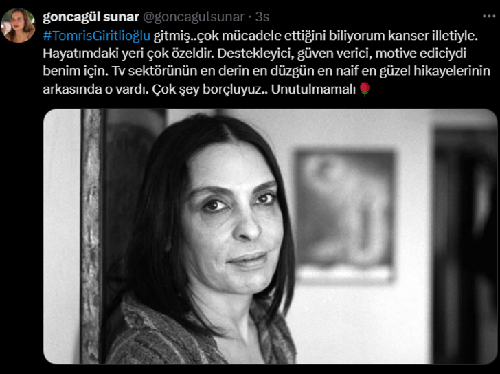 Tuba Büyüküstün, Beren Saat ve dahası | Tomris Giritlioğlu'na veda: Ülkeme tekrar kavuşturan... G5