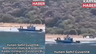 Yunan askerleri skandallara devam ediyor! Bu sefer Datça'da karaya çıktılar...