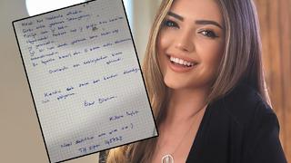 Kübrasal olarak tanınan fenomen Kübra Aykut'un intihar mektubu ortaya çıktı: Günlerdir can çekişiyordum ama kimse görmedi