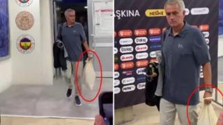 Herkes merak ediyordu! Erman Toroğlu Mourinho'nun maç sonu taşıdığı çuvalda ne olduğunu açıkladı!
