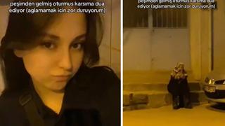 Gece vardiyasında çalışan kızının başına bir şey gelmemesi için beklediği durağın karşısında oturup dua eden anne sosyal medyada gündem yarattı! Helal olsun