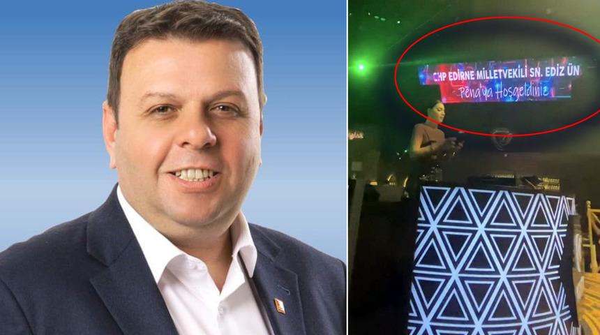 Elektronik sigara kaçakçılığı iddialarının odağındaki CHP'li Ediz Ün'ün dikkat çeken ‘eğlence merkezi’ ziyareti!