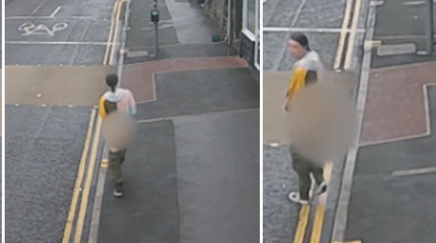 Kabus dolu anlar! Pantolonunu çıkartıp sokak sokak aramış... İki kadına tacizde bulunan sapık güvenlik kamerasına yakalandı