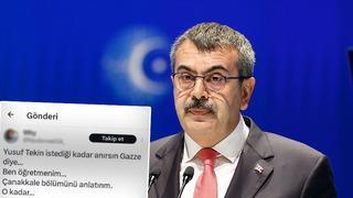 Bir öğretmenin İstediği kadar anırsın ifadesine Bakan Tekin'den gündem olan yanıt!