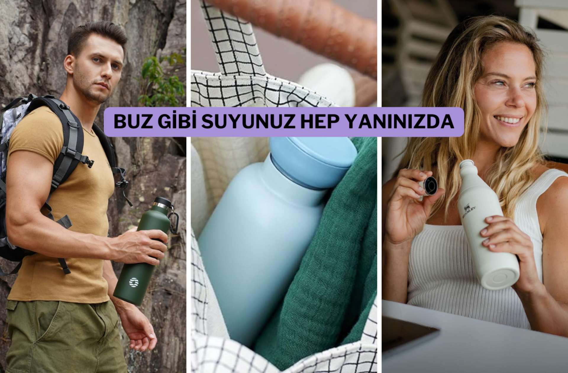 Buz gibi ferahlık! Stanley'den Contigo'ya içeceği soğuk tutma özelliği ile öne çıkan termoslar