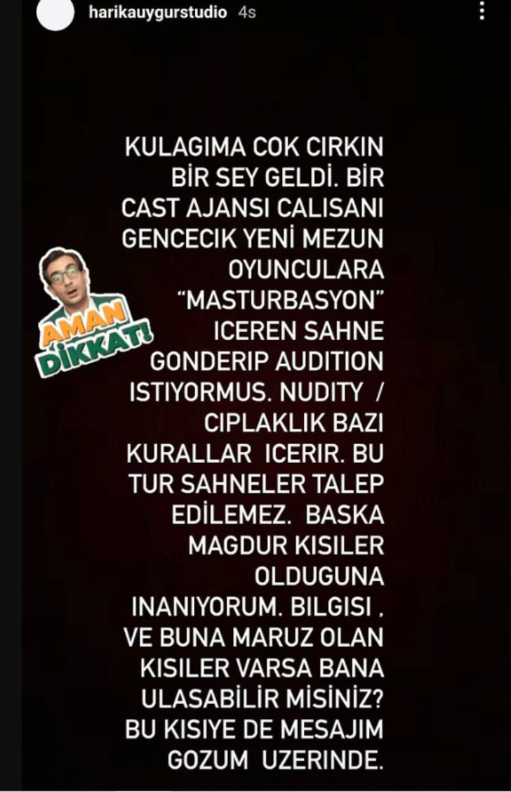 İğrenç olay |Ajans çalışanı beğendiği güzel oyunculara cinsel içerikli sahneleri atıp... Yönetmen şokta... G1