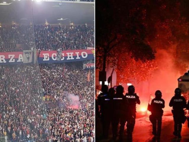 İtalya'da olaylı derbi! 15 yaralı 2 gözaltı...