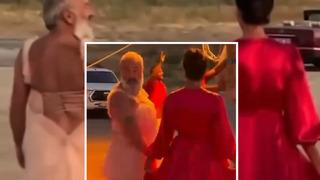 Bu fotoğraf çekimi bambaşka! Bu sefer erkek gelinlik giydi... Rüyalarda bile böyle saçmalık göremezsin