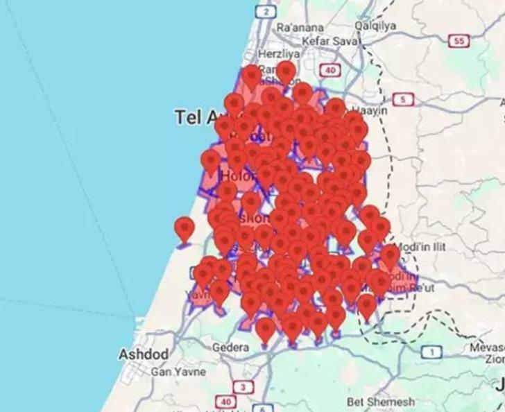Saat 00.40'ta tüm İsrailliler kendilerini yere attı! Siren sesleri susmadı, füzeler ise ne Lübnan'dan ne de Gazze'den ateşlendi G1