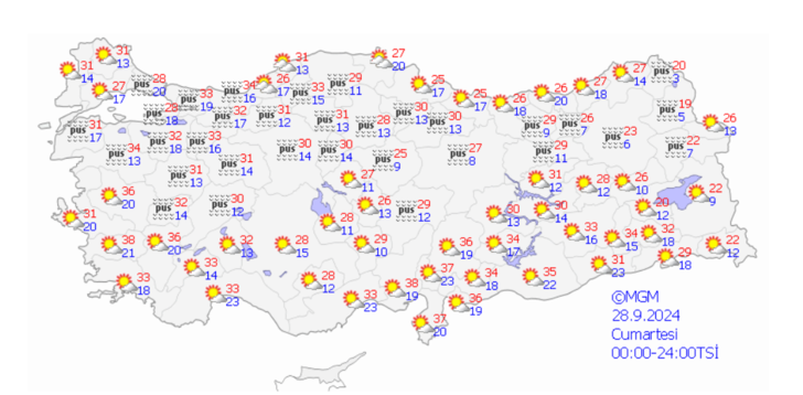 28 EYLÜL CUMARTESİ