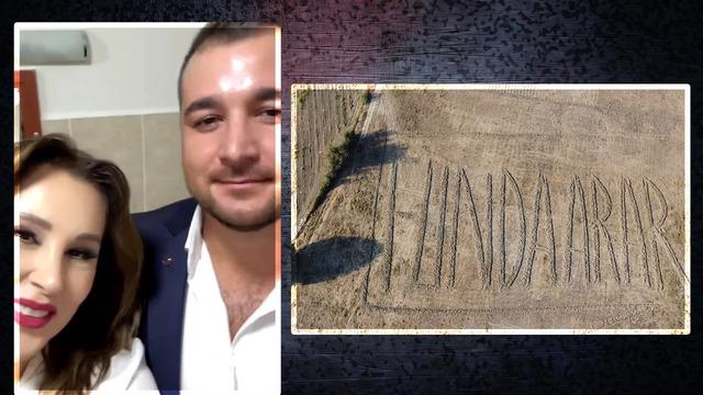 Traktörüyle tarlaya Funda Arar'ın ismini yazmıştı! İkili bir araya geldi