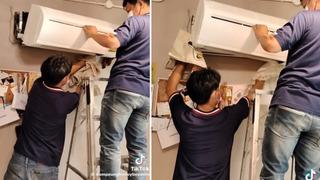 Günlerdir klimasından ses geliyordu! Yatak odasının klimasında 7 tane yılan buldu.... Bu nasıl olabilir?