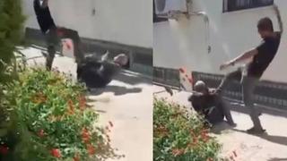 Bu nasıl vicdan! 75 yaşındaki adamı acımasızca dövdü... O anlar kamerada!