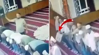 Namaz sırasında imama tabureyle saldırı, cemaat vantilörle kovaladı! Manisa'daki camide şaşkına çeviren olay