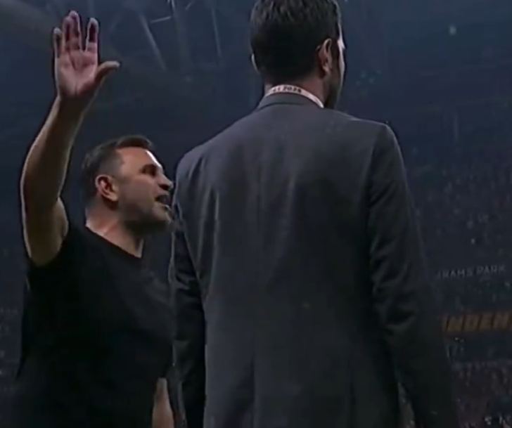 Geceye damga vuran an! Kasımpaşa'nın penaltısı sonrası Okan Buruk hakemi bu sözlerle tehdit etti! Kameralar anbean kaydetti... Herkes o anları paylaşıyor G5