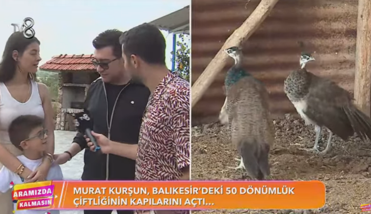 Murat Kurşun Balıkesir'deki 50 dönümlük çiftliği... Ne bulsa ekiyor, yok yok... G2