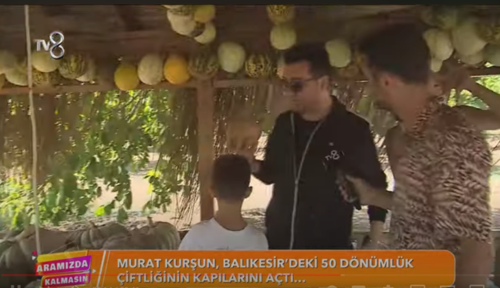 Murat Kurşun Balıkesir'deki 50 dönümlük çiftliği... Ne bulsa ekiyor, yok yok... G3