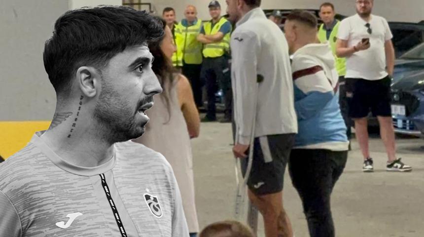 Ozan Tufan stattan koltuk değnekleriyle ayrıldı