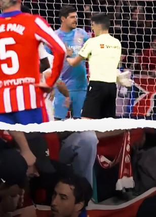 Atletico Madrid - Real Madrid derbisi çıkan olaylar nedeniyle durduruldu! İki takımın oyuncuları da soyunma odasına gönderildi