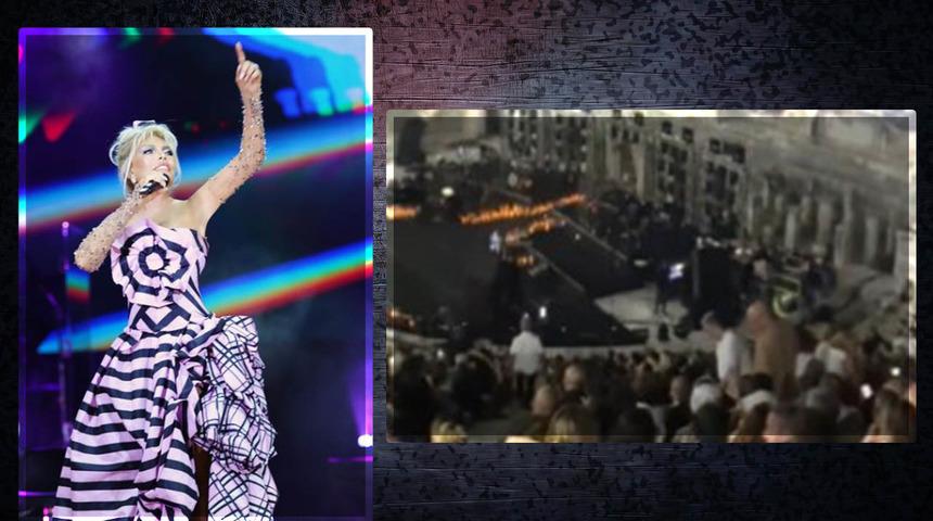 Konser alanını tek tek terk ettiler... Ajda Pekkan sahneye bir türlü çıkmayınca yuhalama ve alkışlarla tepki gösterildi! Sebebi bakın neymiş 