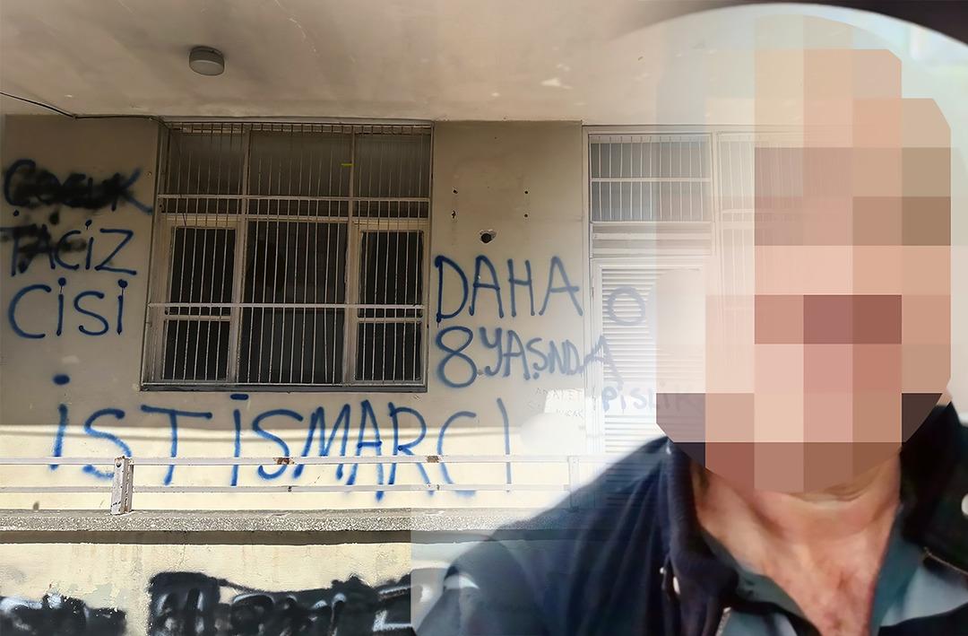 'Narin ve Sıla kızımıza &uuml;z&uuml;l&uuml;rken başımıza bu geldi!' Adana'yı karıştıran istismar: Mahalleli yerlerde s&uuml;r&uuml;kledi, evine spreylerle bunlar yazıldı