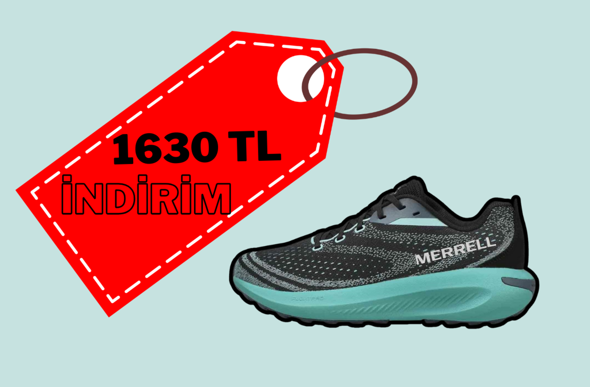 Fiyatı 2 bin 368 TL'ye düştü! Merrell yürüyüş ayakkabısında büyük indirim