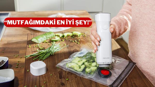 Yiyecekleriniz tazeliğini uzun süre korusun! Zwilling Vakum Pompası indirimde