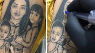 Koluna karısının portresini dövme yaptırmıştı! Boşandıktan sonraki hamlesi sosyal medyada gündem oldu... Eşinin yerine kartal geldi