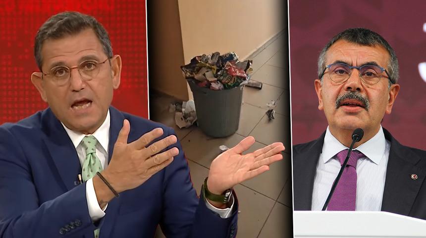Bakan Yusuf Tekin'e ateş püskürdü! Fatih Portakal "Azıcık utanmanız varsa istifa edersiniz" diye veryansın etti: Türkiye Yüzyılı modelinden bahsediyor, okullar çöplük içinde