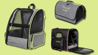 Evcil hayvanınız güvende ve yanınızda olsun! Kedi ve köpek taşıma çantaları indirimde