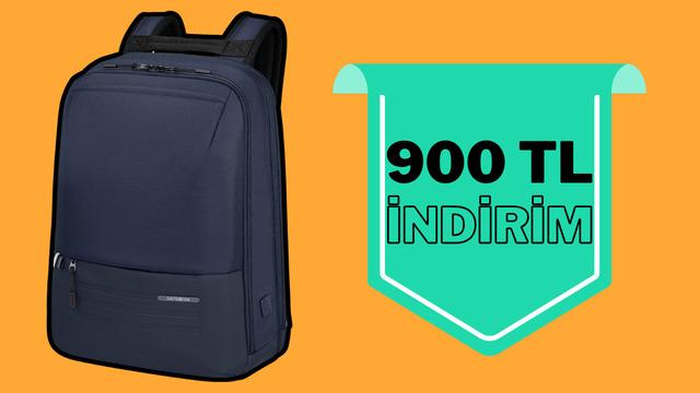 Fiyatı 3 bin 199 TL'ye düştü! Samsonite laptop sırt çantasında 900 TL indirim