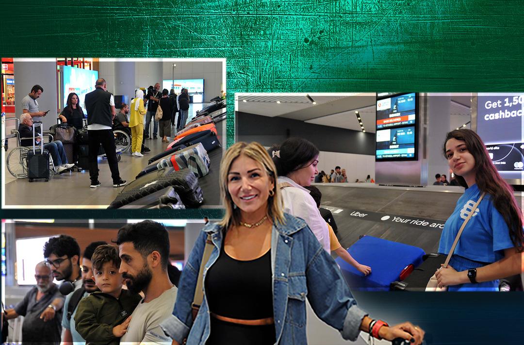 İstikametleri T&uuml;rkiye: L&uuml;bnan'dan akın akın geliyorlar! U&ccedil;ak seferleri t&uuml;kendi, savaştan ka&ccedil;anlar İstanbul Havalimanı'nda planlarını anlattı