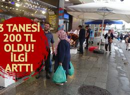 3 tanesi 200 TL oldu! Talep arttı 'Havalar serinleyince satışlar yükseliyor'