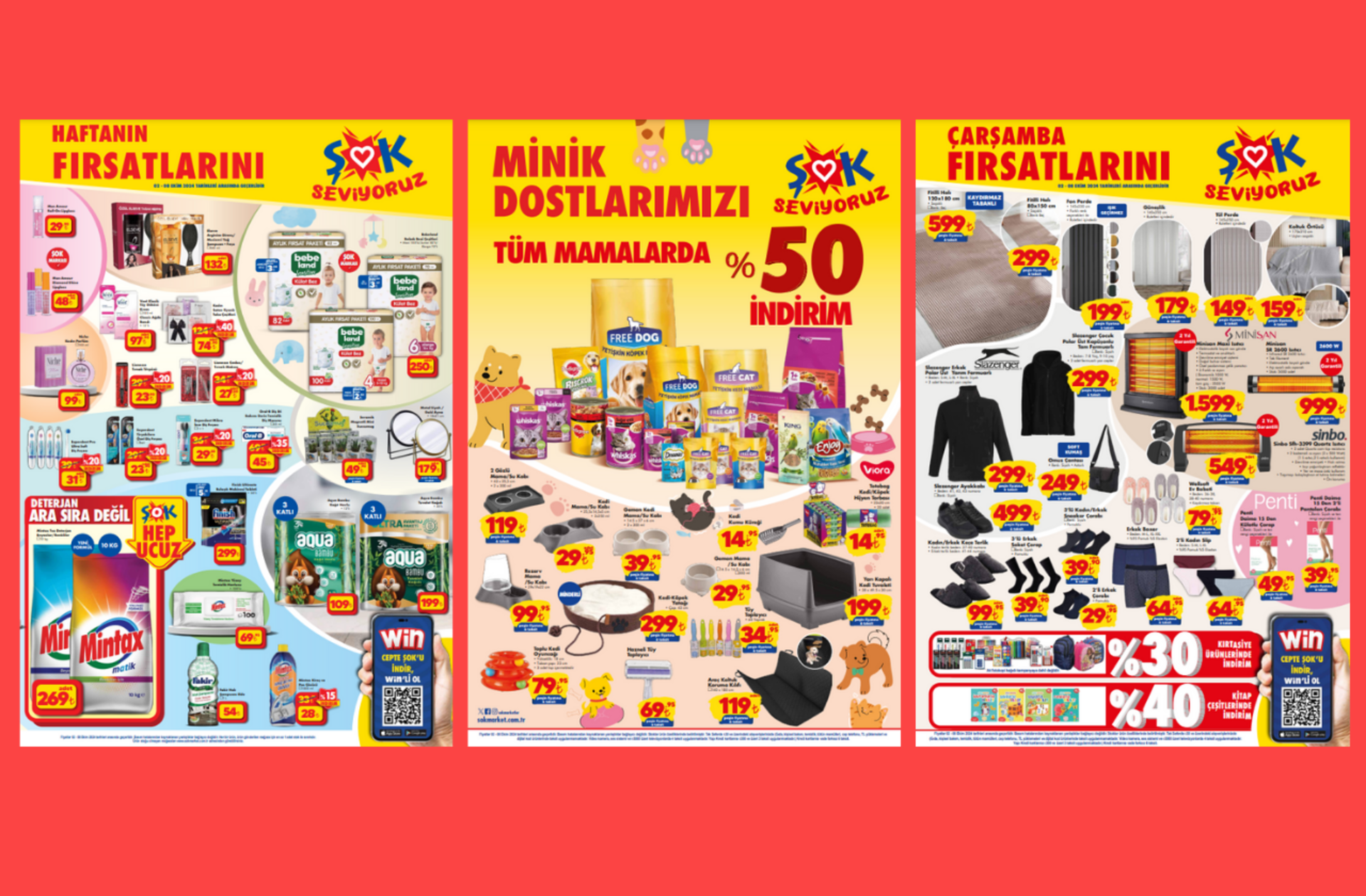 ŞOK'ta evcil hayvan ürünleri %50 indirimli! İşte 2 Ekim ŞOK Aktüel Ürünler Kataloğu