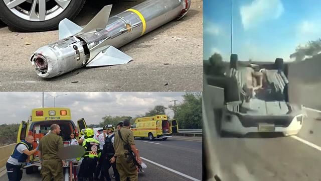 SON DAKİKA | Tel Aviv'de saldırı alarmları: Demir Kubbe engelleyemedi! Hizbullah'ın roketi başkentte otoyola düştü