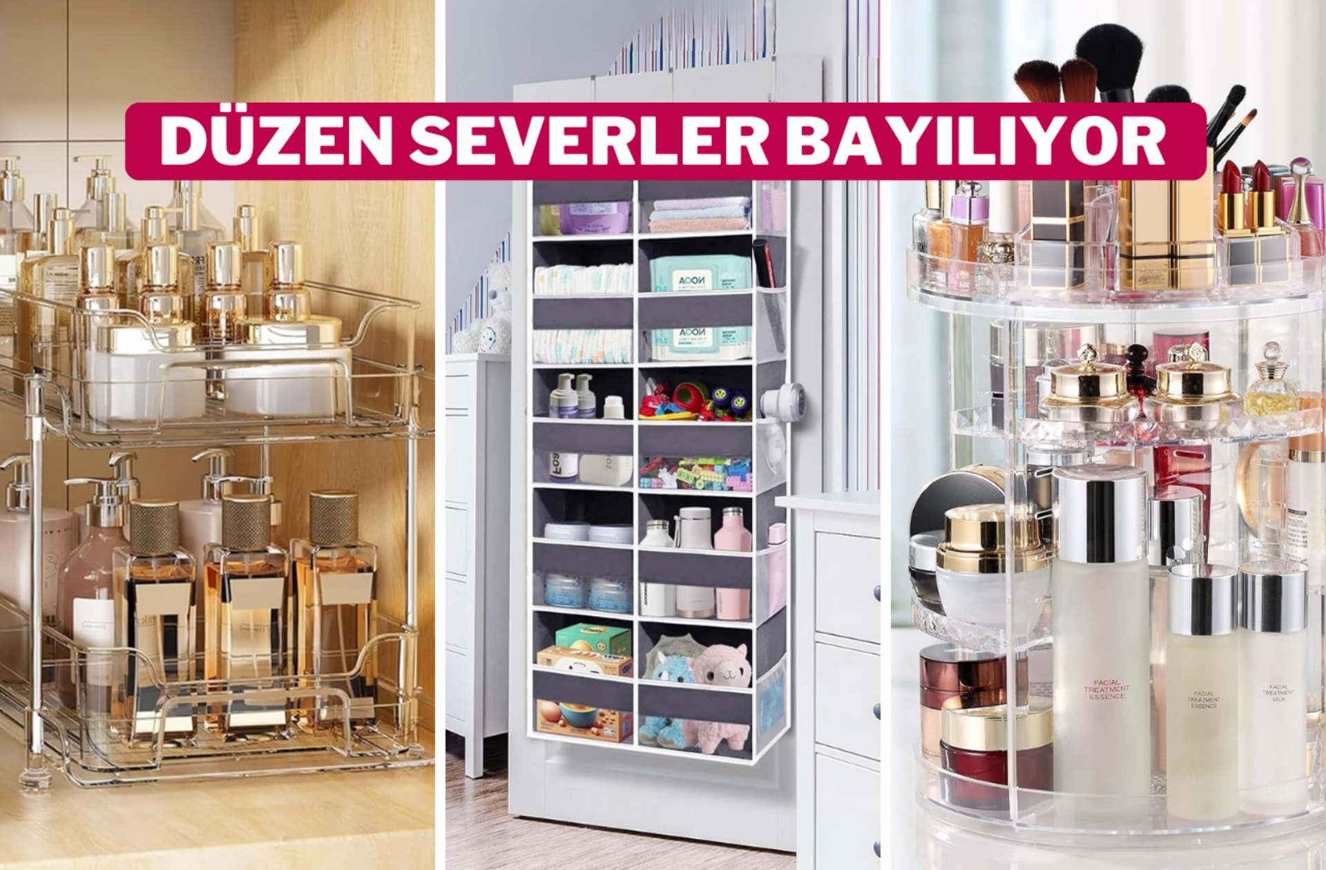 Makyaj yapma sürenizi azaltacak en kullanışlı makyaj organizerleri