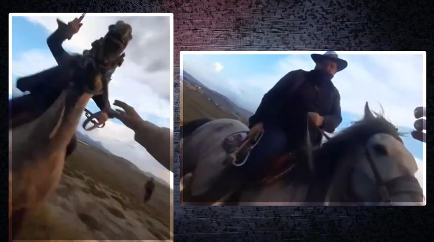 Atını üzerine sürdü, kırbacıyla vurdu! Kayseri'de çekilen görüntüler infial yarattı: Tatil için gelen aile hayatının şokunu yaşadı