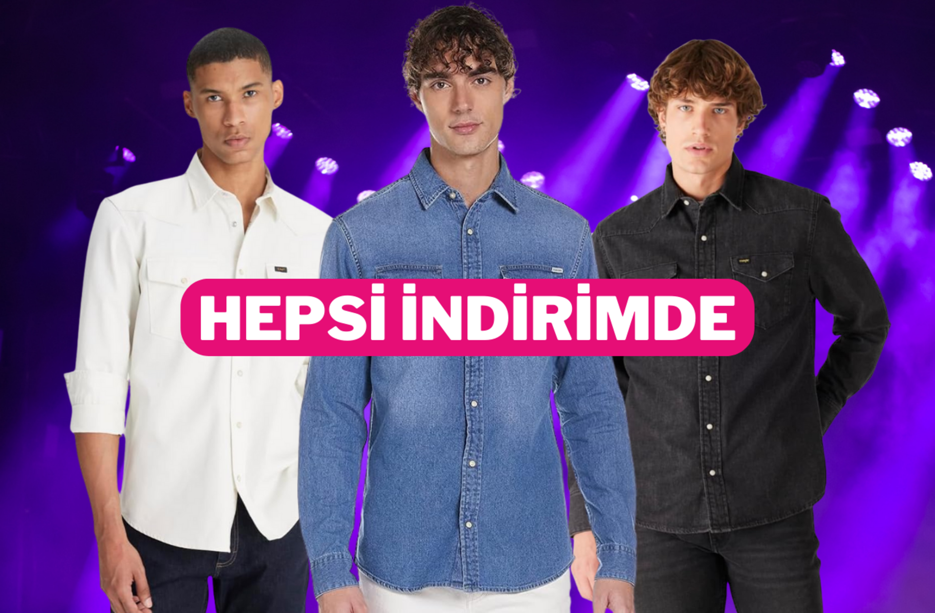 Sonbahar kombinlerinin favori parçası! Kot gömlekler kısa süreliğine indirimde