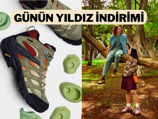 Outdoor tutkunlarının favorisi Merrell'da fırsatlar devam ediyor