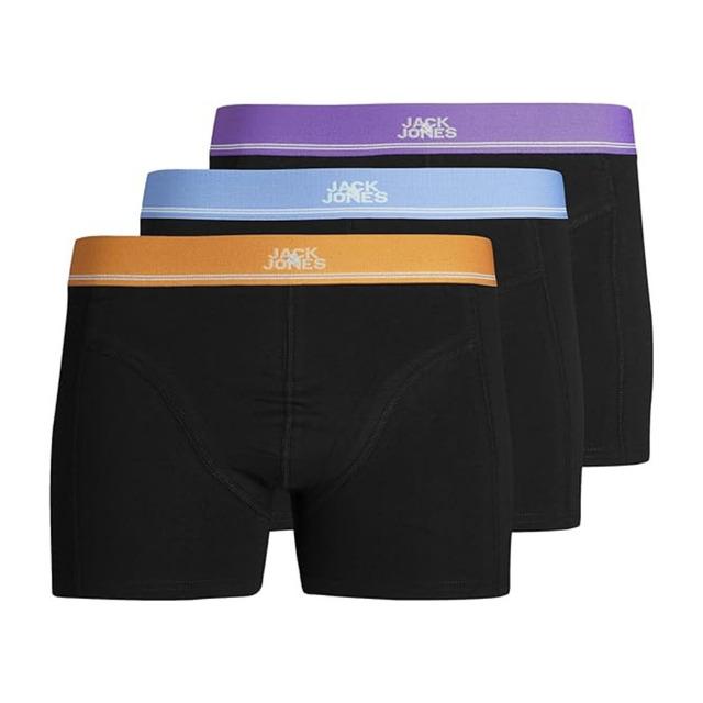 JACK & JONES JACKONGA SOLID TRUNKS 3 PACK Boxer Erkek