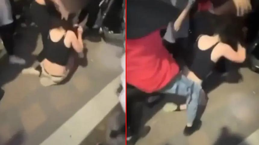 Skandal görüntüler! 13 yaşındaki kız aynı anda 30 kişinin saldırısına uğradı... Bayılıncaya kadar dövdüler: Anbean kamerada