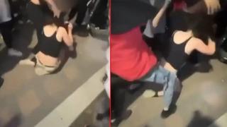 Skandal görüntüler! 13 yaşındaki kız aynı anda 30 kişinin saldırısına uğradı... Bayılıncaya kadar dövdüler: Anbean kamerada