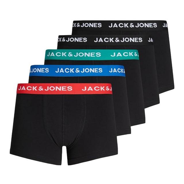 Jack & Jones Erkek Jacoliver Trunks 5 Pack Boxer Şort